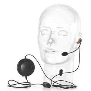 Earpiece for sports refereeing with Push-to-Talk system