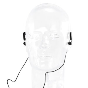 In-ear micro earpiece for use with personal protective equipment