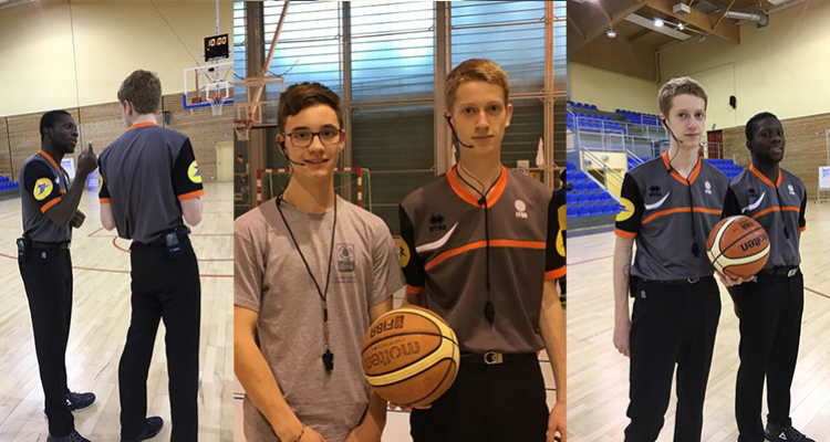 Vokkero participe à la formation des jeunes arbitres de clubs français de Basket