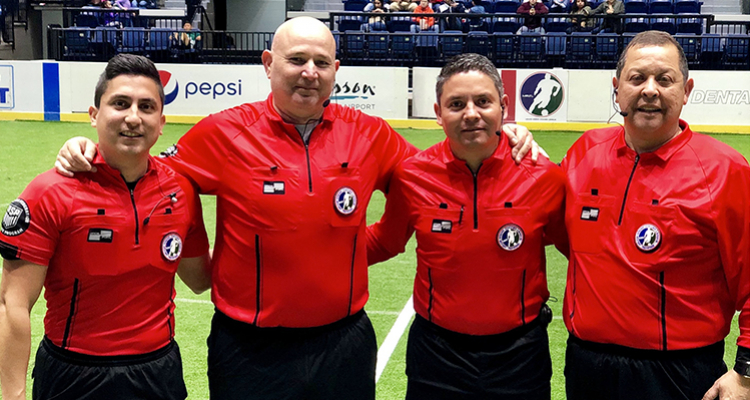 Vokkero équipe les arbitres de la Major Arena Soccer League aux USA