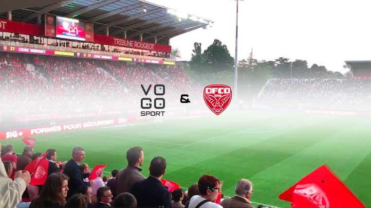 French Football Ligue 1 DFCO club with VOGO SPORT