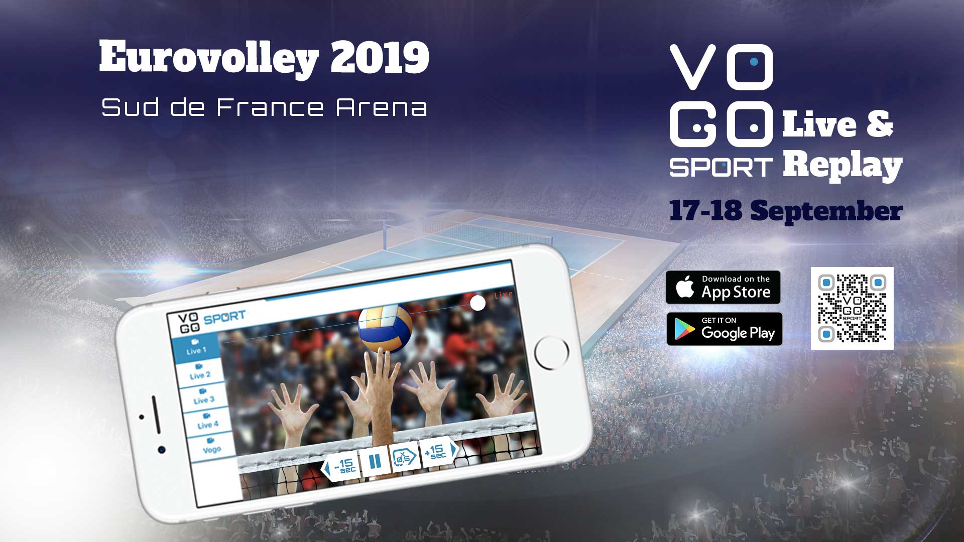 VOGO SPORT at EuroVolley 2019 !