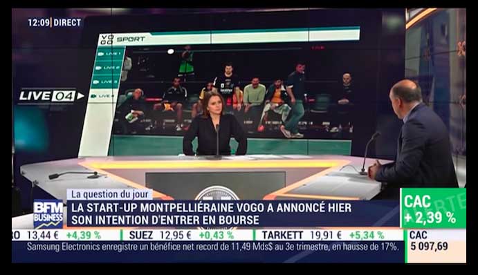 VOGO on BFMTV Business explaining its upcoming IPO project (in FR)