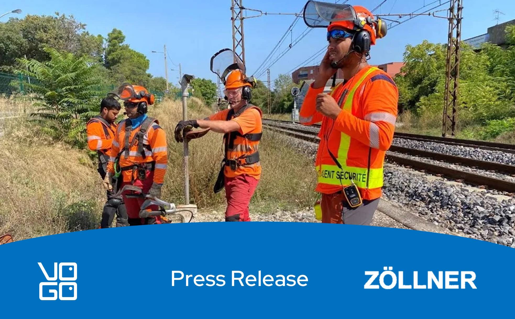 The CLARIS system, which incorporates VOGO’s VOKKERO GUARDIAN solution, has been authorised by SNCF to improve safety on work sites in non-danger zones.